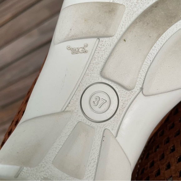 Robert Zur Women’s Nubuck Brown Leather Comfort Sneakers Size 6.5 - Picture 7 of 8